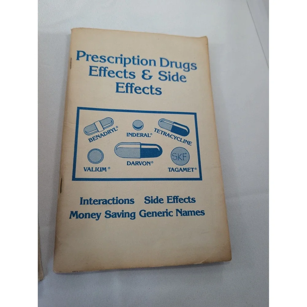 Vtg 1957 Handy‎ Home Medical Adviser Morris Fishbein MD & Drug Effects Booklet
